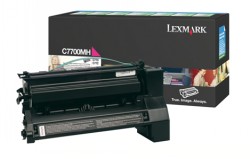 Lexmark Toner Druckkassette magenta <span class="itemid">00C7700MH</span>