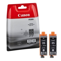 Canon 2 Canon PGI-35 BK Twin-Pack schwarz Tintenpatronen <span class="itemid">1509B012</span>