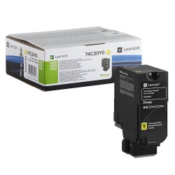 Lexmark Lexmark 74C20Y0 gelb Toner <span class="itemid">74C20Y0</span>