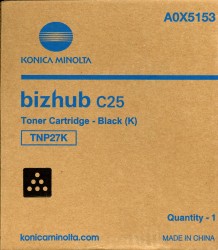 Konica Minolta TNP-27K Toner Schwarz <span class="itemid">A0X5153</span>