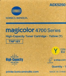 Konica Minolta Toner Gelb <span class="itemid">A0X5250</span>