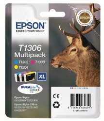 Epson XL Tintenpatronen Multipack 3 Farben <span class="itemid">C13T13064012</span>