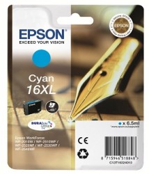 Epson Tintenpatrone Cyan 16 XL <span class="itemid">C13T16324012</span>