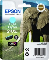 Epson Tintenpatrone light cyan 24 XL <span class="itemid">C13T24354012</span>