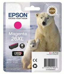 Epson Tintenpatrone Magenta 26 XL <span class="itemid">C13T26334012</span>