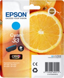 Epson Druckerpatrone cyan 33 <span class="itemid">C13T33424012</span>