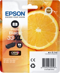 Epson Tintenpatrone photo Schwarz 33 XL <span class="itemid">C13T33614012</span>