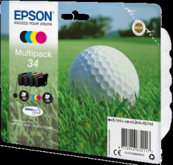 Epson Tintenpatronen Multipack (4 Farben) Typ 34 <span class="itemid">C13T34664010</span>