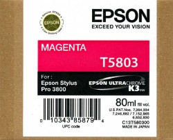 Epson Tintenpatrone Magenta <span class="itemid">C13T580300</span>