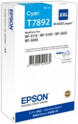 Epson Tintenpatrone cyan XXL <span class="itemid">C13T789240</span>