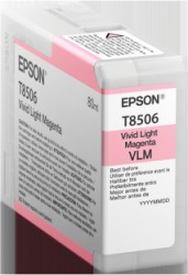 Epson Druckerpatrone light vivid magenta <span class="itemid">C13T850600</span>