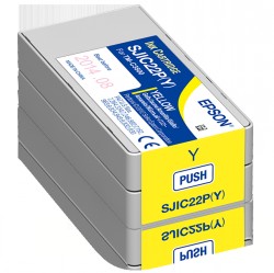 Epson SJIC22P/Y Tintenpatrone gelb <span class="itemid">C33S020604</span>