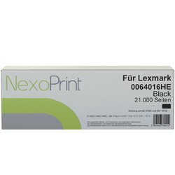 NexoPrint Toner Druckkassette f&#252;r Lexmark 0064016HE 