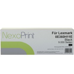 NexoPrint Toner Schwarz f&#252;r Lexmark 0E360H11E 