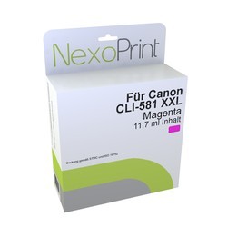 NexoPrint Tinte magenta XXL f&#252;r CLI-581M 