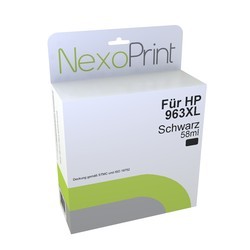 NexoPrint NexoPrint f&#252;r HP 963XL Tinte schwarz 