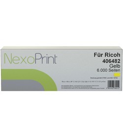 NexoPrint Tonerkartusche gelb f&#252;r Ricoh 406482 