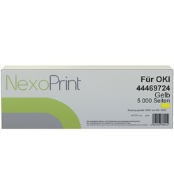 NexoPrint Tonerkartusche cyan f&#252;r OKI 44469724 