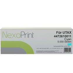 NexoPrint Tonerpatrone cyan f&#252;r UTAX 4472610011 