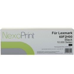 NexoPrint Toner Schwarz f&#252;r Lexmark 60F2H00 