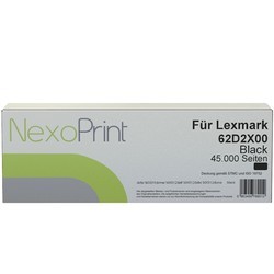 NexoPrint Tonerkartusche schwarz	 f&#252;r Lexmark 62D2X00 