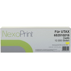 NexoPrint Tonerpatrone gelb f&#252;r UTAX 652510016 