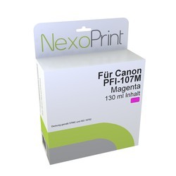 NexoPrint Tintenpatrone magenta f&#252;r Canon PFI-107m / 6707B001 