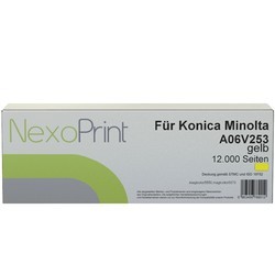 NexoPrint Toner gelb  gro&#223; f&#252;r Konica Minolta A06V253 