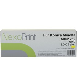 NexoPrint Toner Gelb Gro&#223; f&#252;r Konica Minolta A0DK252 