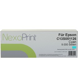 NexoPrint Tonerpatrone cyan f&#252;r Epson C13S051126 