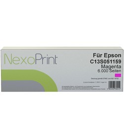 NexoPrint High Capacity Tonerkartusche magenta f&#252;r Epson C13S051159 