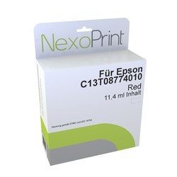 NexoPrint Tintenpatrone red f&#252;r Epson C13T08774010 