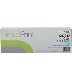 NexoPrint Tonerkartusche cyan f&#252;r HP C9731A 