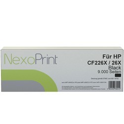 NexoPrint Tonerkartusche schwarz f&#252;r HP CF226X / 26X 