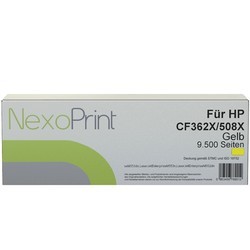 NexoPrint Tonerkartusche gelb f&#252;r HP CF362X / 508X 