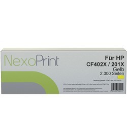 NexoPrint Tonerkartusche gelb f&#252;r HP CF402X / 201X 