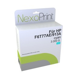 NexoPrint Tintenpatrone cyan f&#252;r HP 913A 