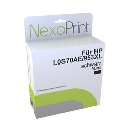 NexoPrint Tinte schwarz f&#252;r HP 953XL 