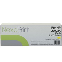 NexoPrint Tonerkartusche gelb f&#252;r HP Q6002A (124A) 