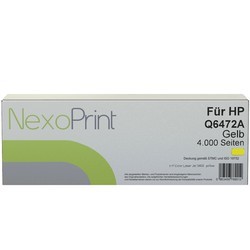 NexoPrint Tonerkartusche gelb f&#252;r HP Q6472A (502A) 