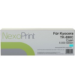 NexoPrint Toner cyan f&#252;r Kyocera TK-590C 