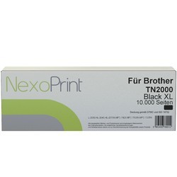 NexoPrint XXXL Tonerkartusche schwarz f&#252;r Brother TN2000 