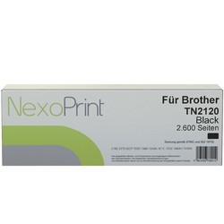 NexoPrint Tonerkartusche schwarz f&#252;r Brother TN2120 